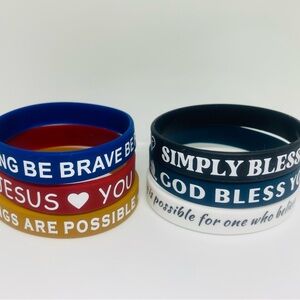 Mom High Quality Inspirational Children/Adult Christian Bracelet Set Multicolor